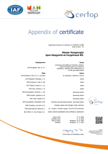 https://www.messer.ba/documents/3263100/30903268/ISO+50001+2018+szerinti+energiair%C3%A1ny%C3%ADt%C3%A1si+rendszer+tan%C3%BAs%C3%ADtv%C3%A1ny+-+Mell%C3%A9klet+1+-+angol.pdf/e56f6b0f-0219-e111-974d-4815b954f0ef?version=1.0&t=1736331013147&documentThumbnail=1